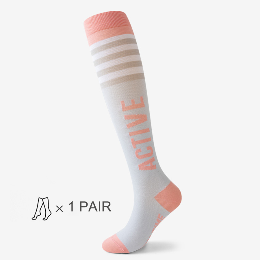 Sport Socks Compression Socks Yoga Running Sporty Pressure Decline For lady 10 Colour Options 677822794450