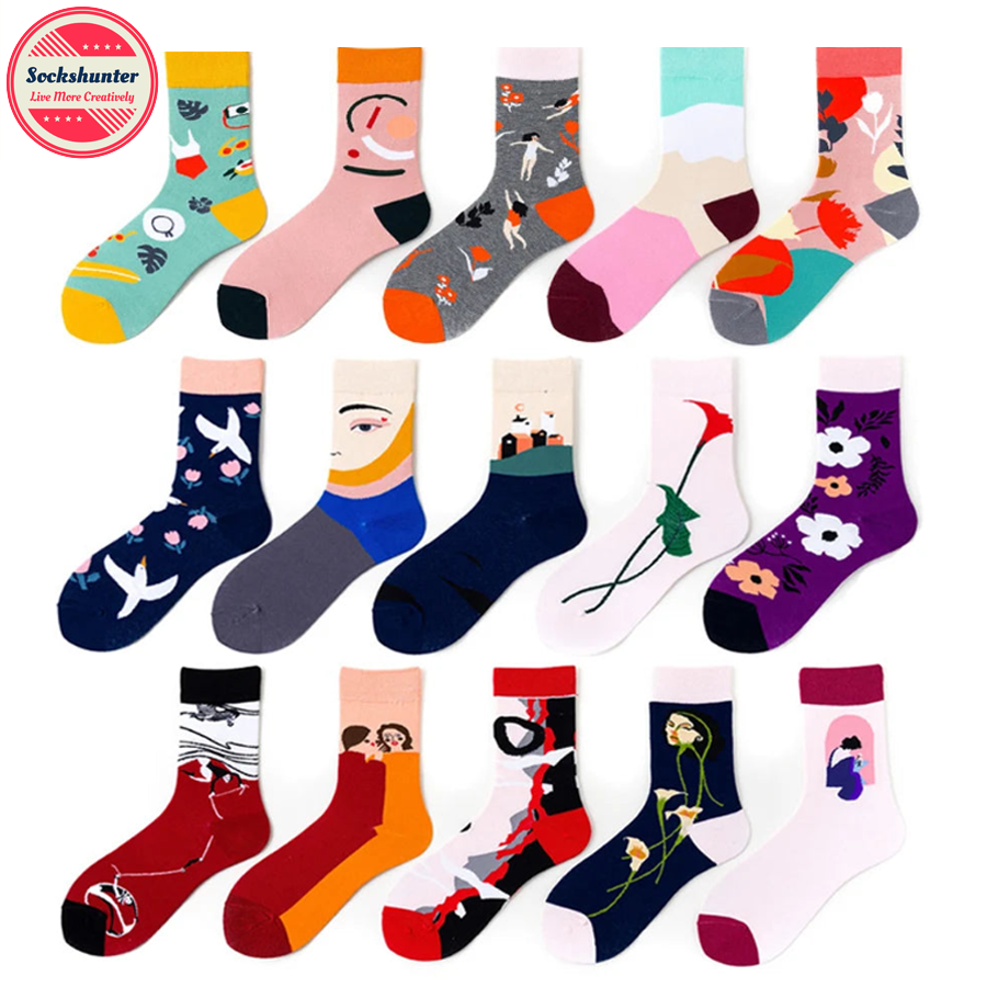 Women Socks Art Trend Hosiery