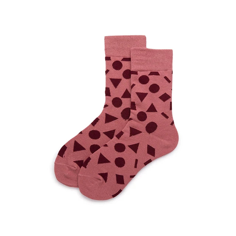 Hot Colorful Happy Funny Men Women Socks Cotton Crew Lovers Socks Cartoon Casual Colorful Dots in Tube Sock