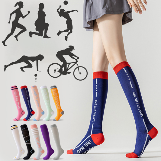 Sport Socks Compression Socks Yoga Running Sporty Pressure Decline For lady 10 Colour Options 677822794450