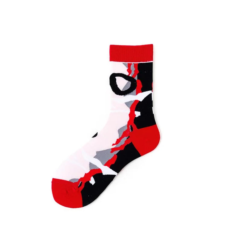 Women Socks New Art Combed Cotton Fashion Street Trend Hip Hop Skateboard Socks Novelty Casual Crazy Happy Socks Christmas Gifts